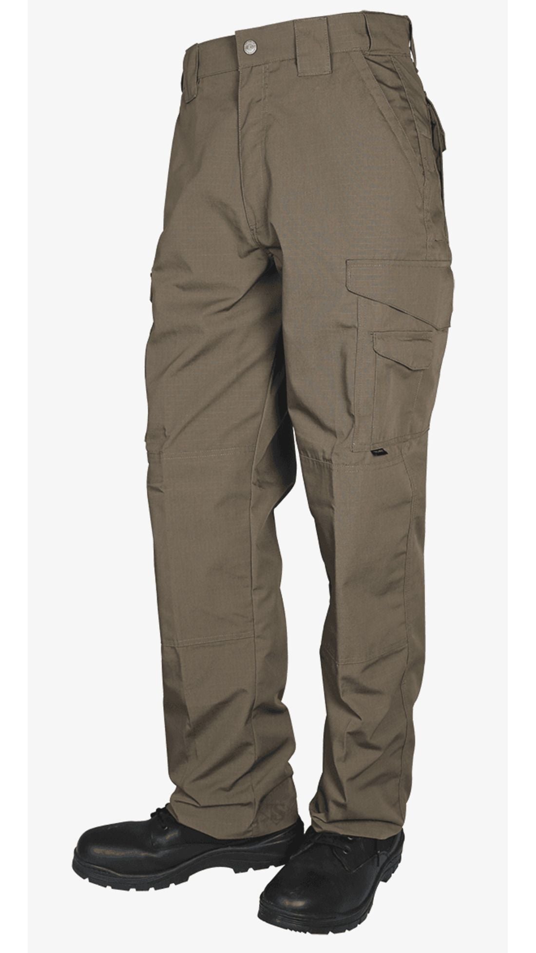 TRU-SPEC Range Tactical Pants featuring comfort fit, cargo pockets, and durable design for outdoor activities.